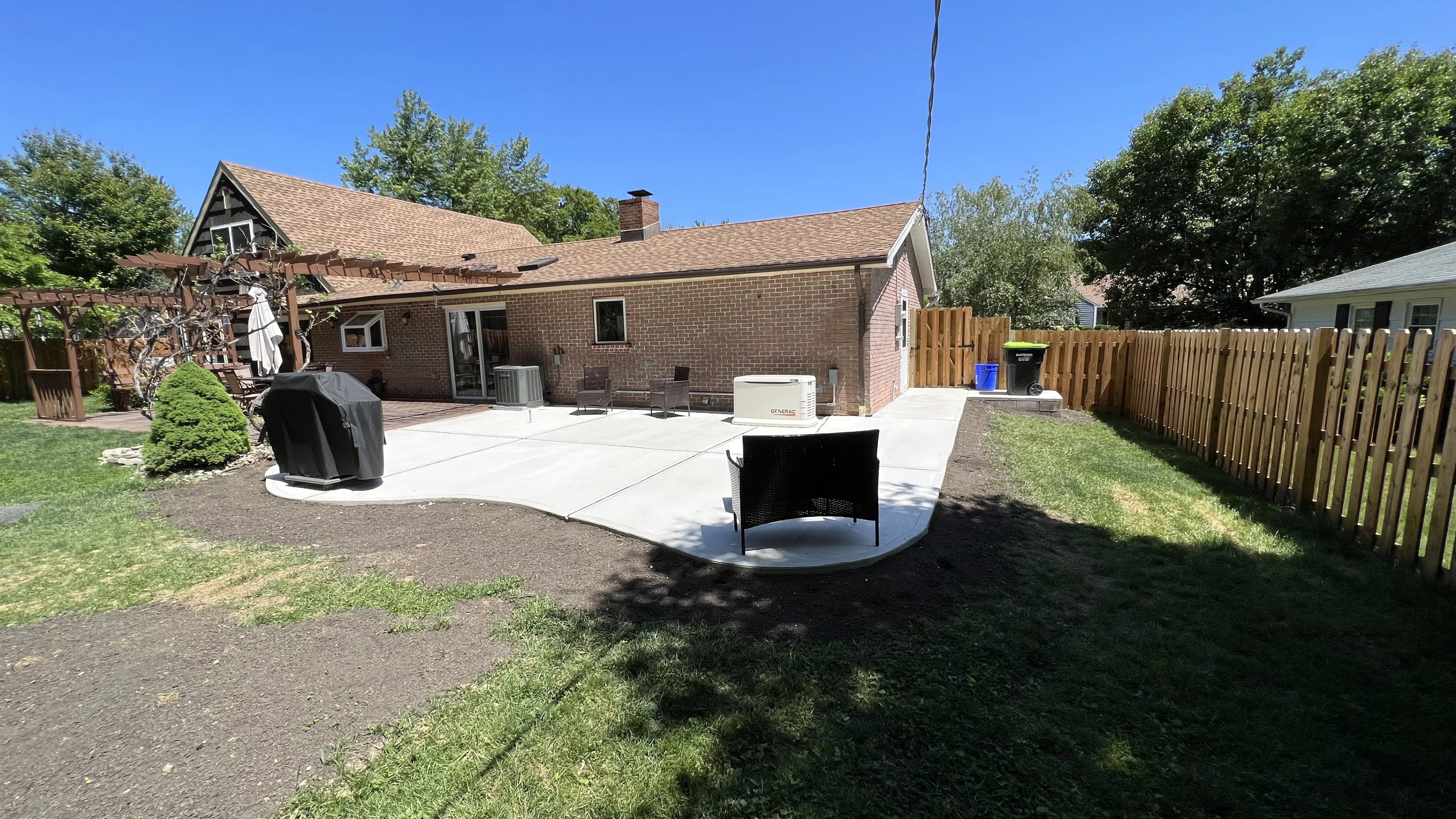 Concrete patio installation in Old Bridge NJ by LJT Contracting